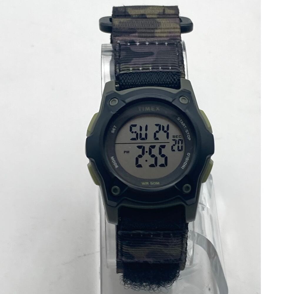 Timex Time Machine TW7C277500 Kids Digital Watch Camo Adjustable Strap WR 50m - Picture 5 of 16